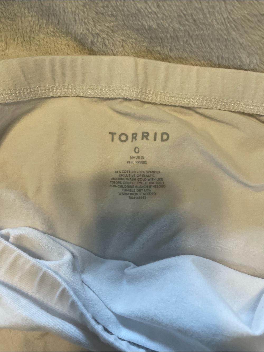 Torrid White Ruched Tube Top - Picture 8 of 8